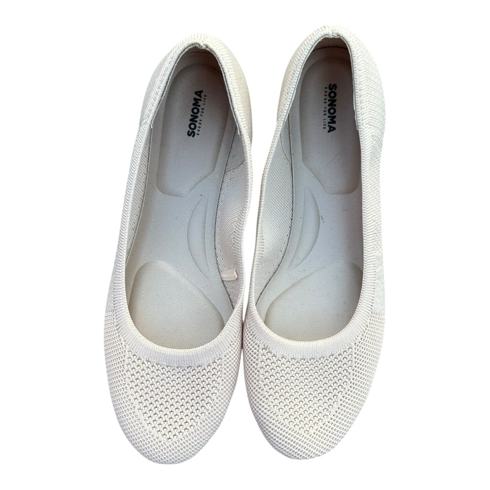 Sonoma Sesame Women’s Knit Ballet Flats – Size 9.5
